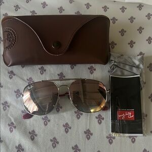 Ray-Ban Silver Aviator Sunglasses